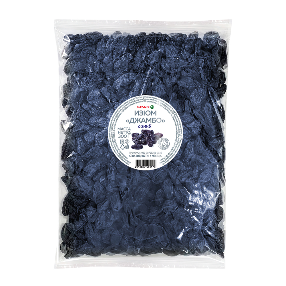 Изображение товара Изюм SPAR Синий Джамбо 300г