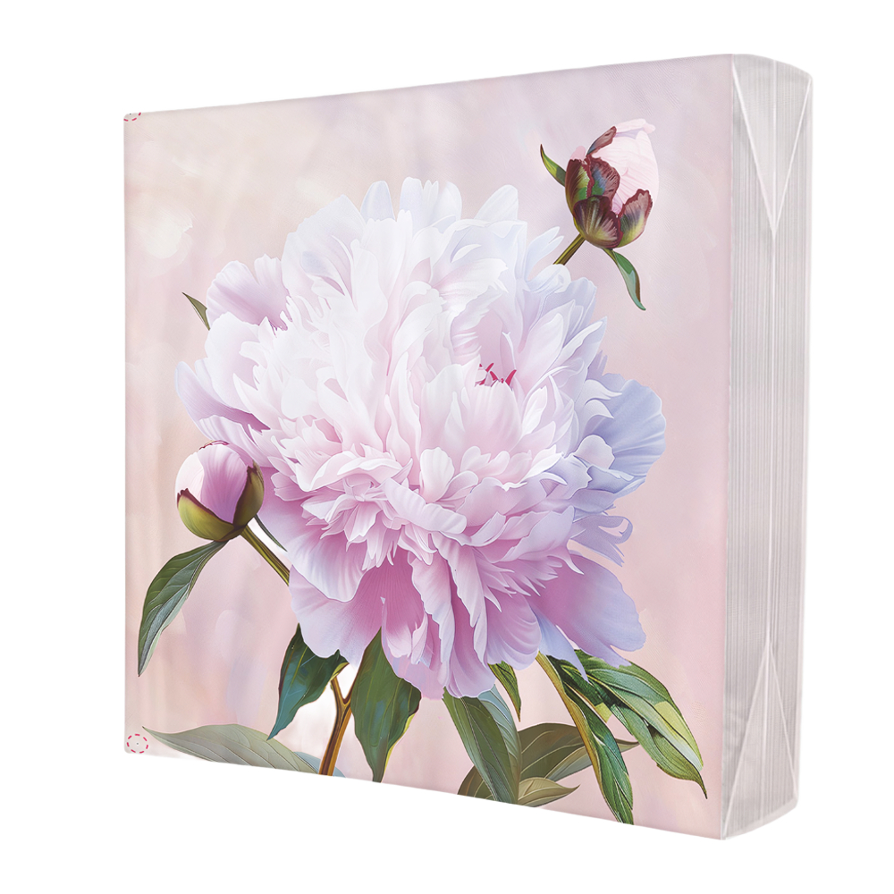 Изображение товара Салфетки Бумажные Роскошь Цветов 3 Слоя 20 Листов