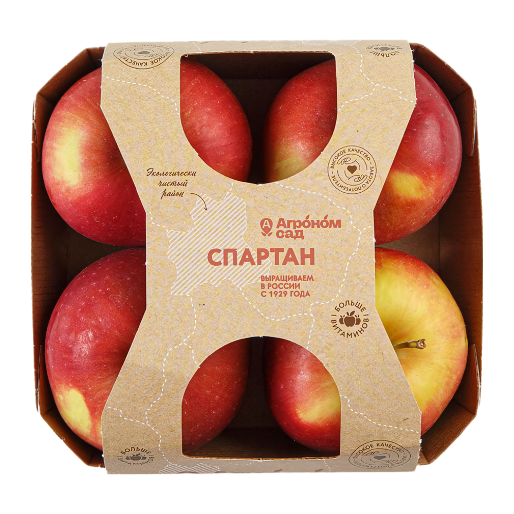Изображение товара Яблоки Собрано в Саду Спартан 4шт