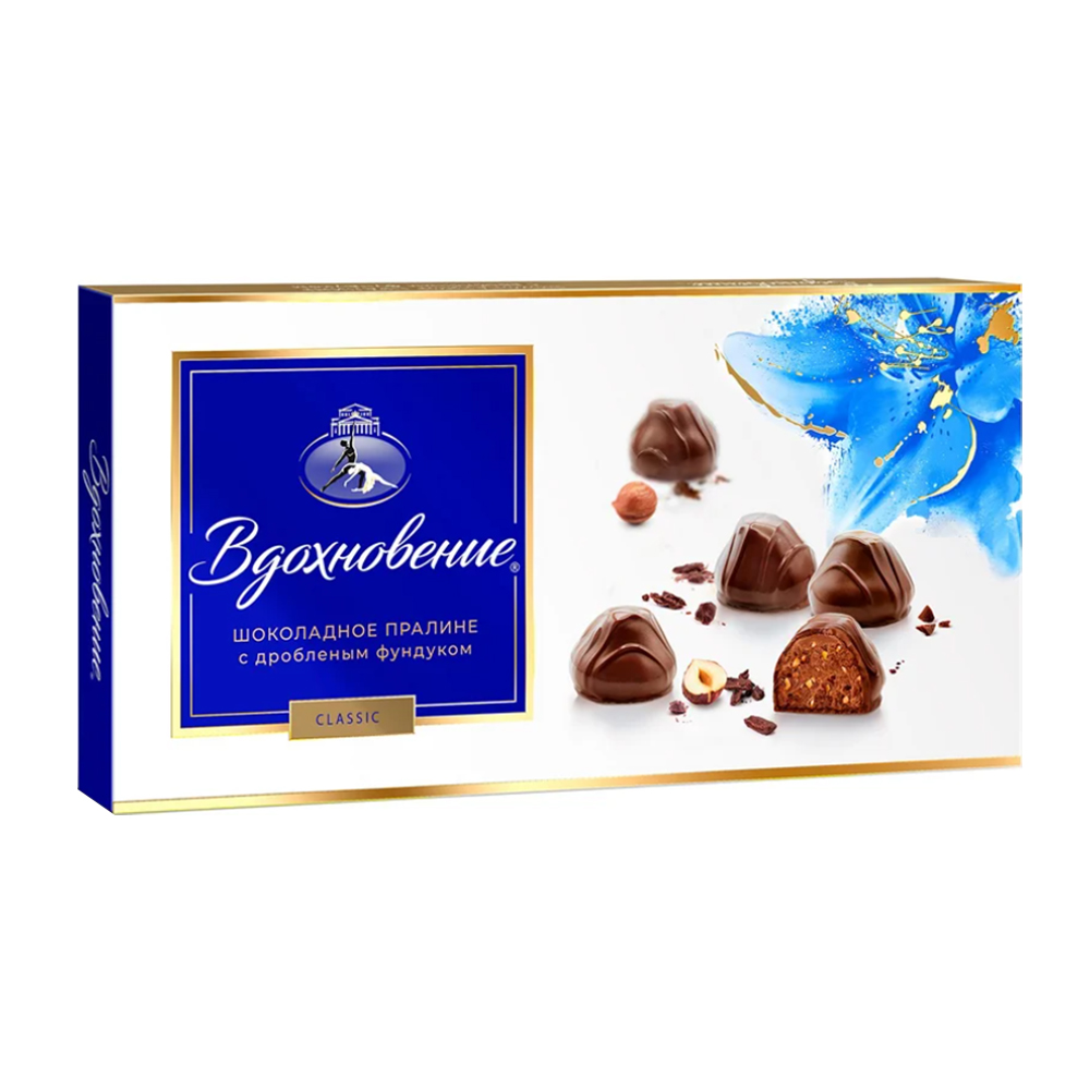 Изображение товара Подарочный набор Вдохновение 340 г — шоколадные купола с пралине и фундуком