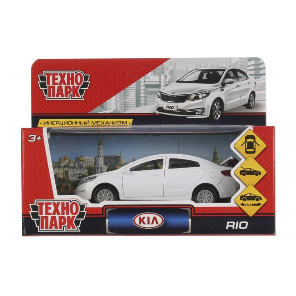 Изображение товара Машина Технопарк Металлическая Kia Rio Белая