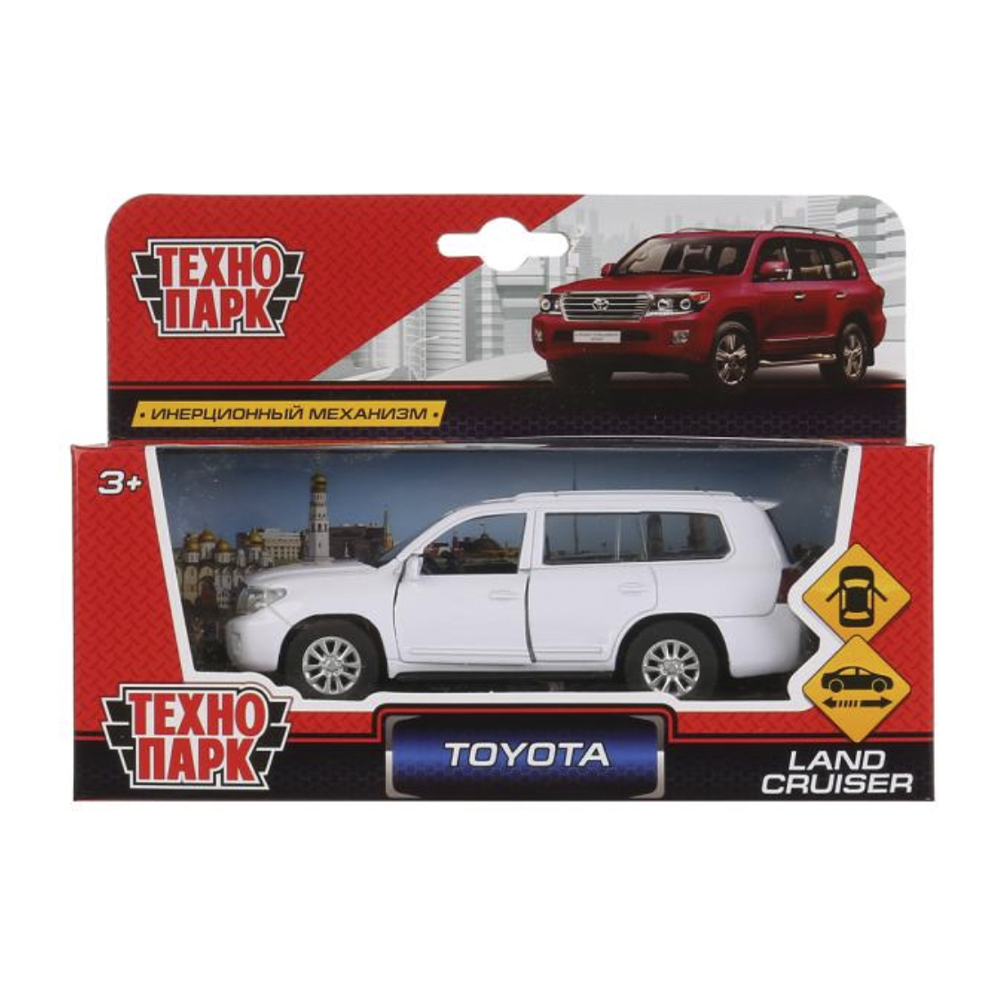 Изображение товара Машина Технопарк Металлическая Toyota Land Cruiser Белая