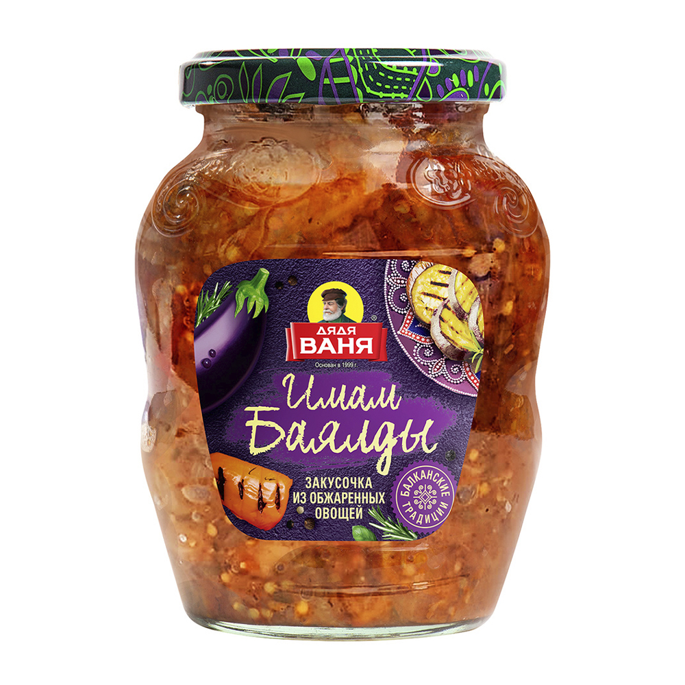 Изображение товара Закусочка Дядя Ваня Имам Баялды 350г Стекло