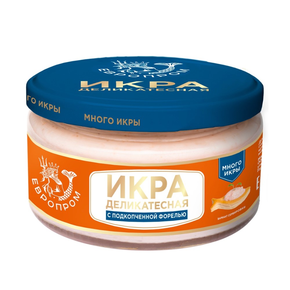 Изображение товара Икра Деликатесная Европром с Подкопченной Форелью 180г