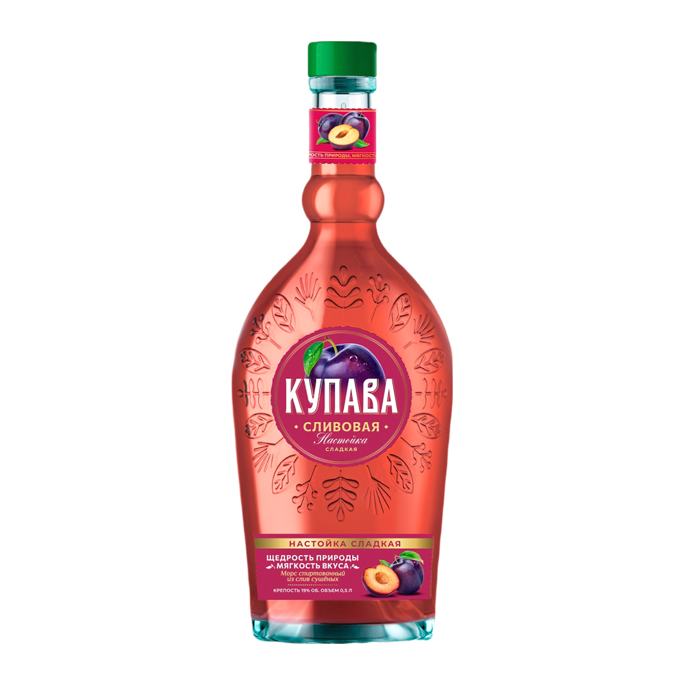 Изображение товара Настойка Купава Сливовая 19% 0, 5л - сладкий фруктовый напиток высокого качества Изображение товара Настойка Купава Сливовая 19% 0, 5л - сладкий фруктовый напиток высокого качества