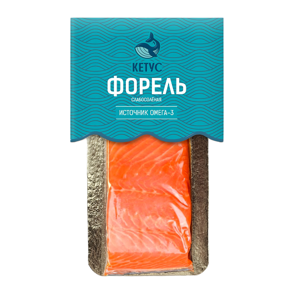 Изображение товара Форель Кетус Филе-Кусок Слабосоленая 150г в/у Изображение товара Форель Кетус Филе-Кусок Слабосоленая 150г в/у