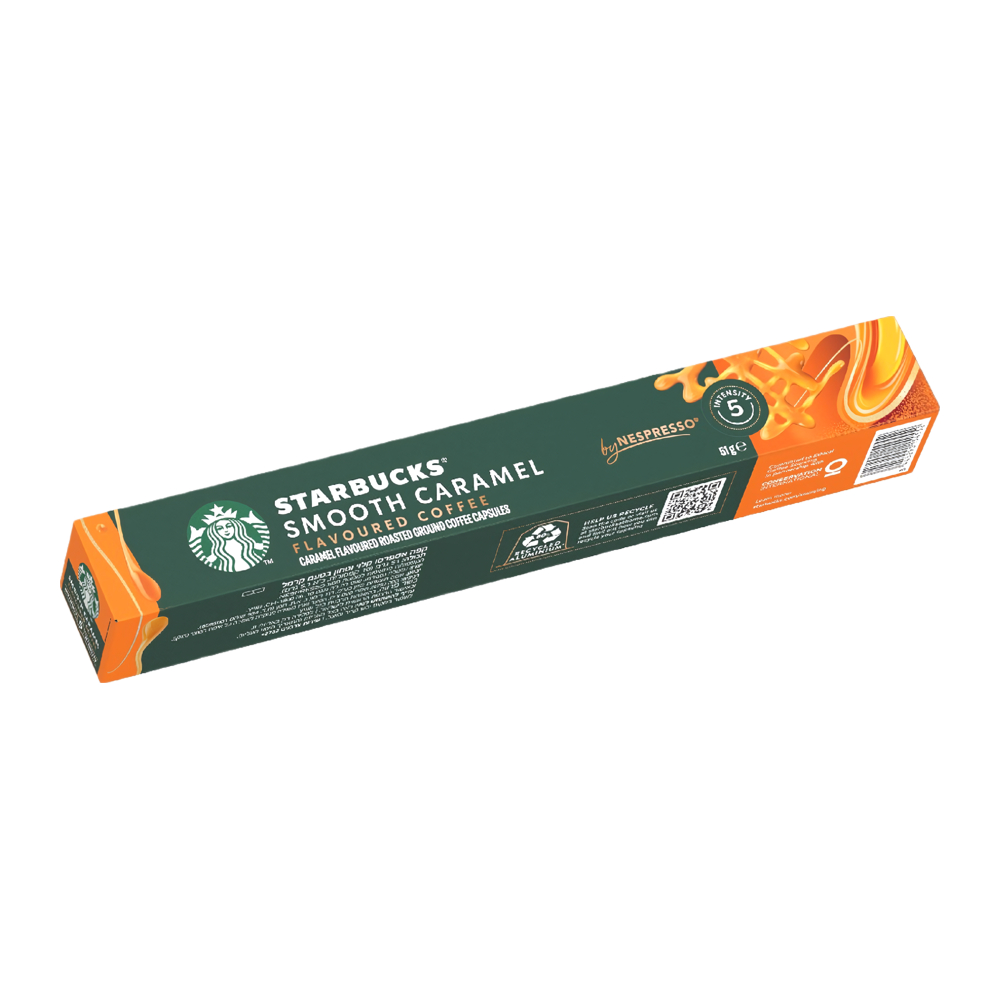 Изображение товара Кофе Молотый Starbucks Nespresso Caramel в Капсулах 51г Изображение товара Кофе Молотый Starbucks Nespresso Caramel в Капсулах 51г