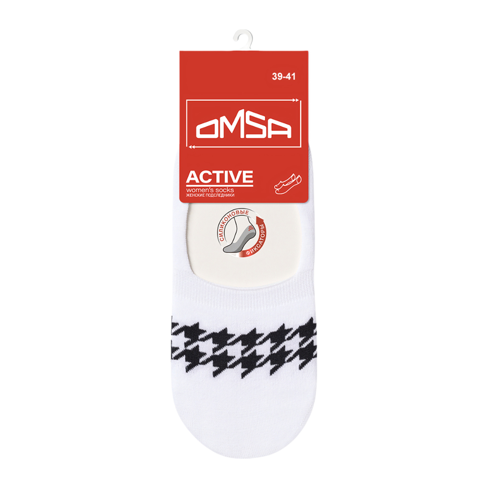 Изображение товара Подследники Omsa Active Bianco р.39-41
