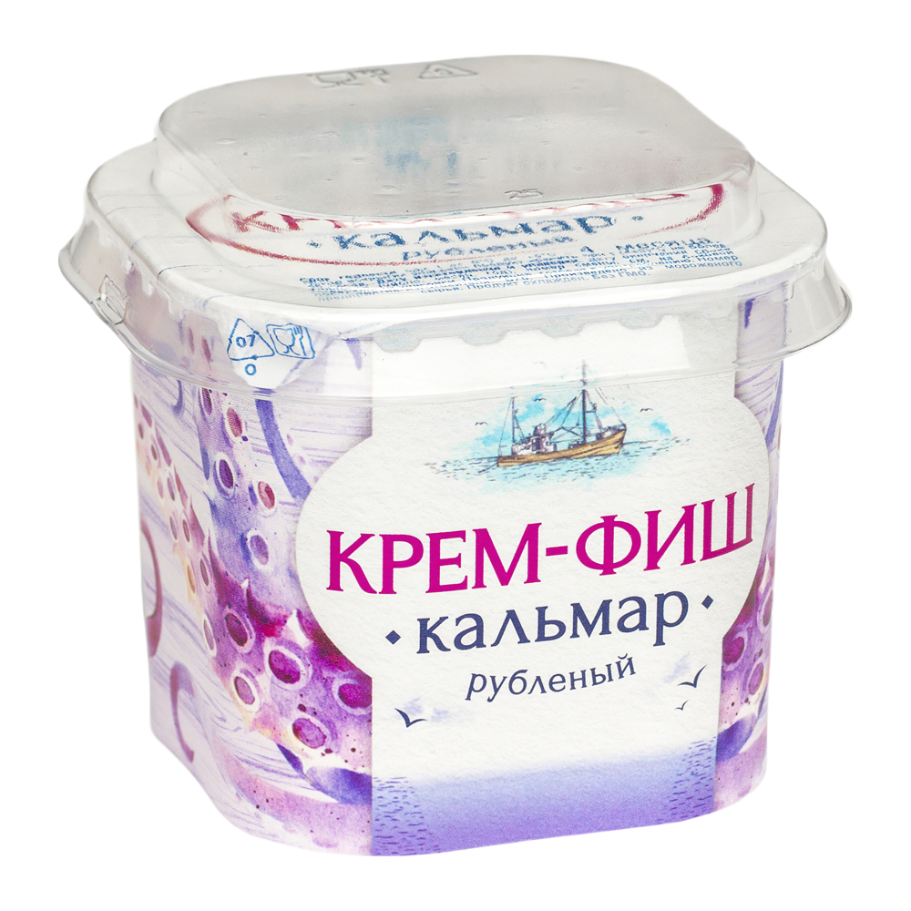 Изображение товара Рыбный паштет Крем-Фиш Европром Кальмар 150г - насыщенный вкус и натуральность Изображение товара Рыбный паштет Крем-Фиш Европром Кальмар 150г - насыщенный вкус и натуральность