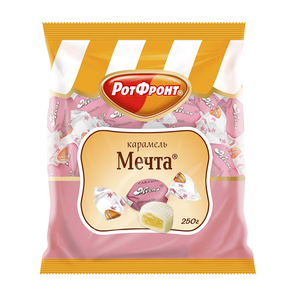 Купить карамель рот фронт мечта 250г с доставкой на дом в магазине SPAR
