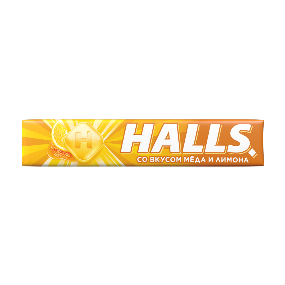 Купить карамель леденцовая halls со вкусом меда и лимона 25г с доставкой на  дом в магазине SPAR