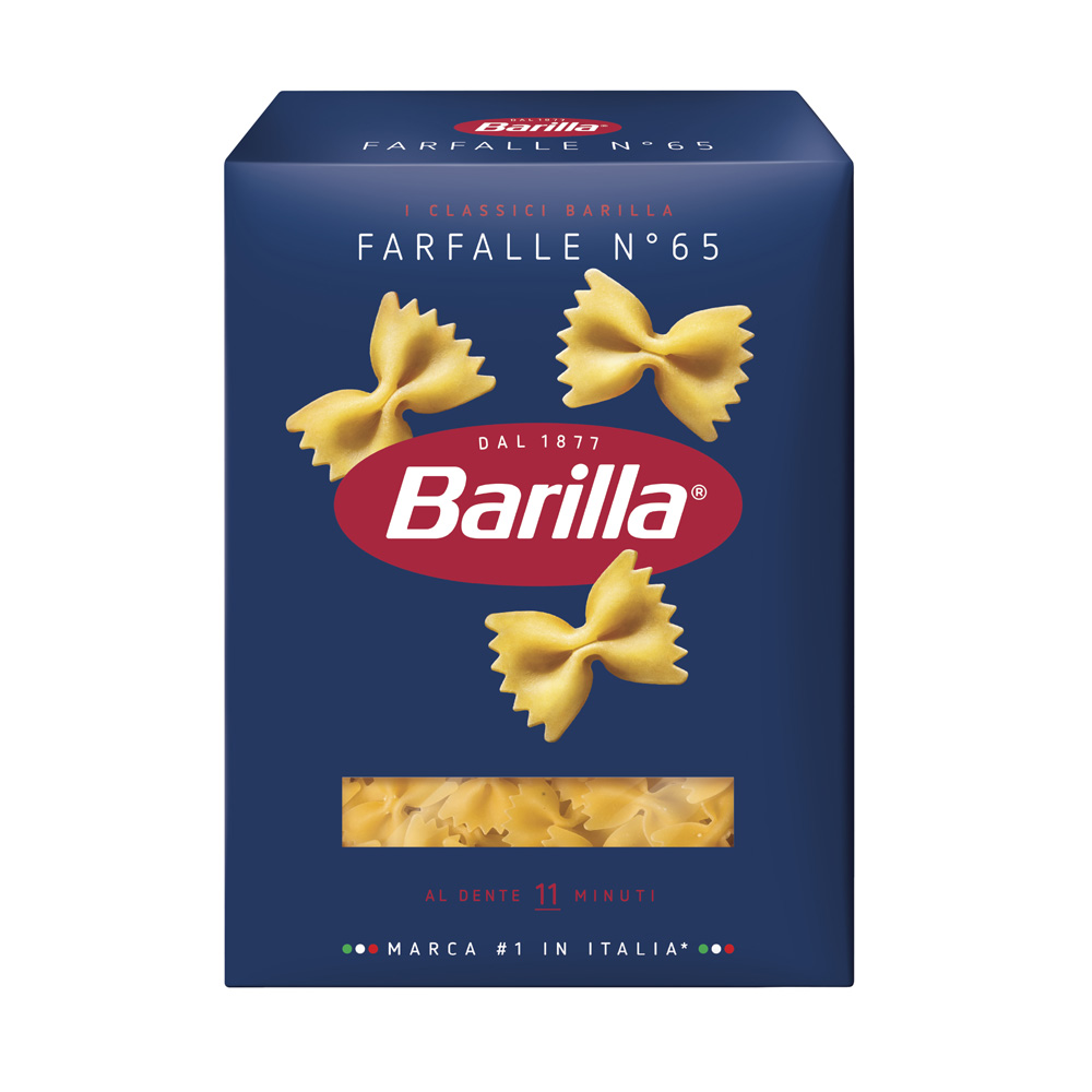 Купить макаронные изделия barilla фарфалле №65 400г с доставкой на дом ...