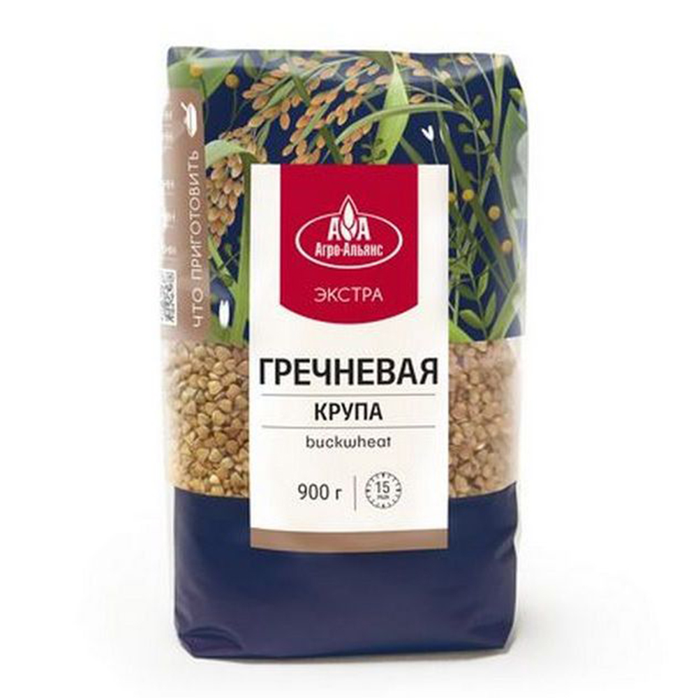 Изображение товара Крупа Гречневая Агро-Альянс Экстра 900г
