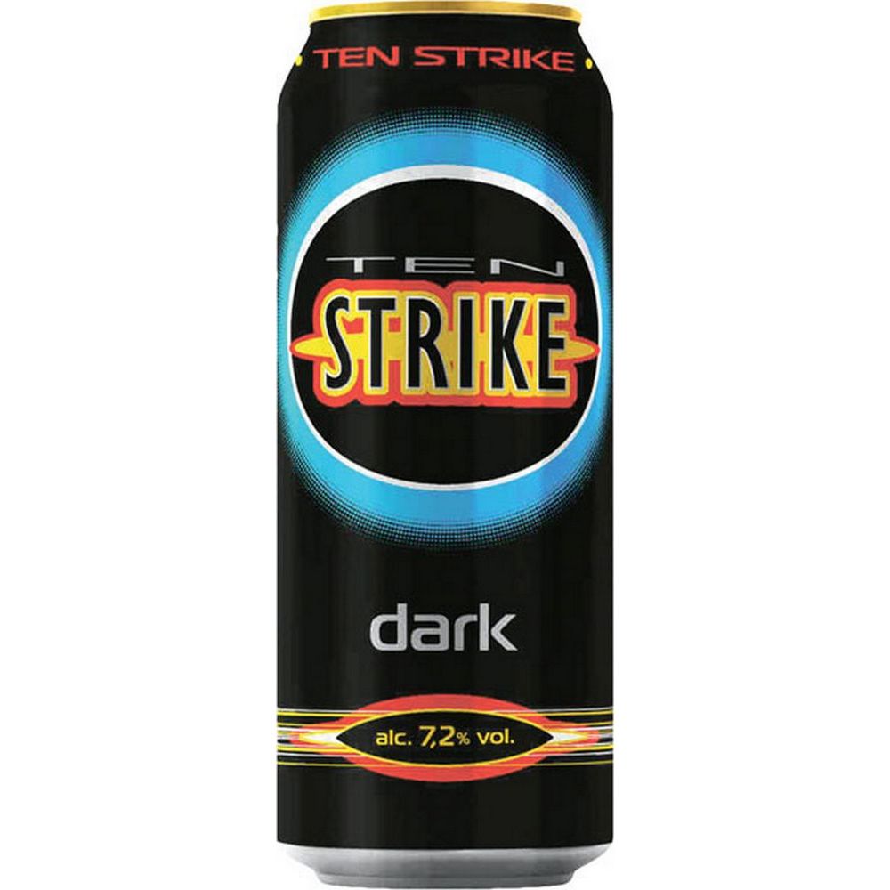 Купить напиток слабоалкогольный тен страйк дарк 7,2% 0,45л ж/б с ...