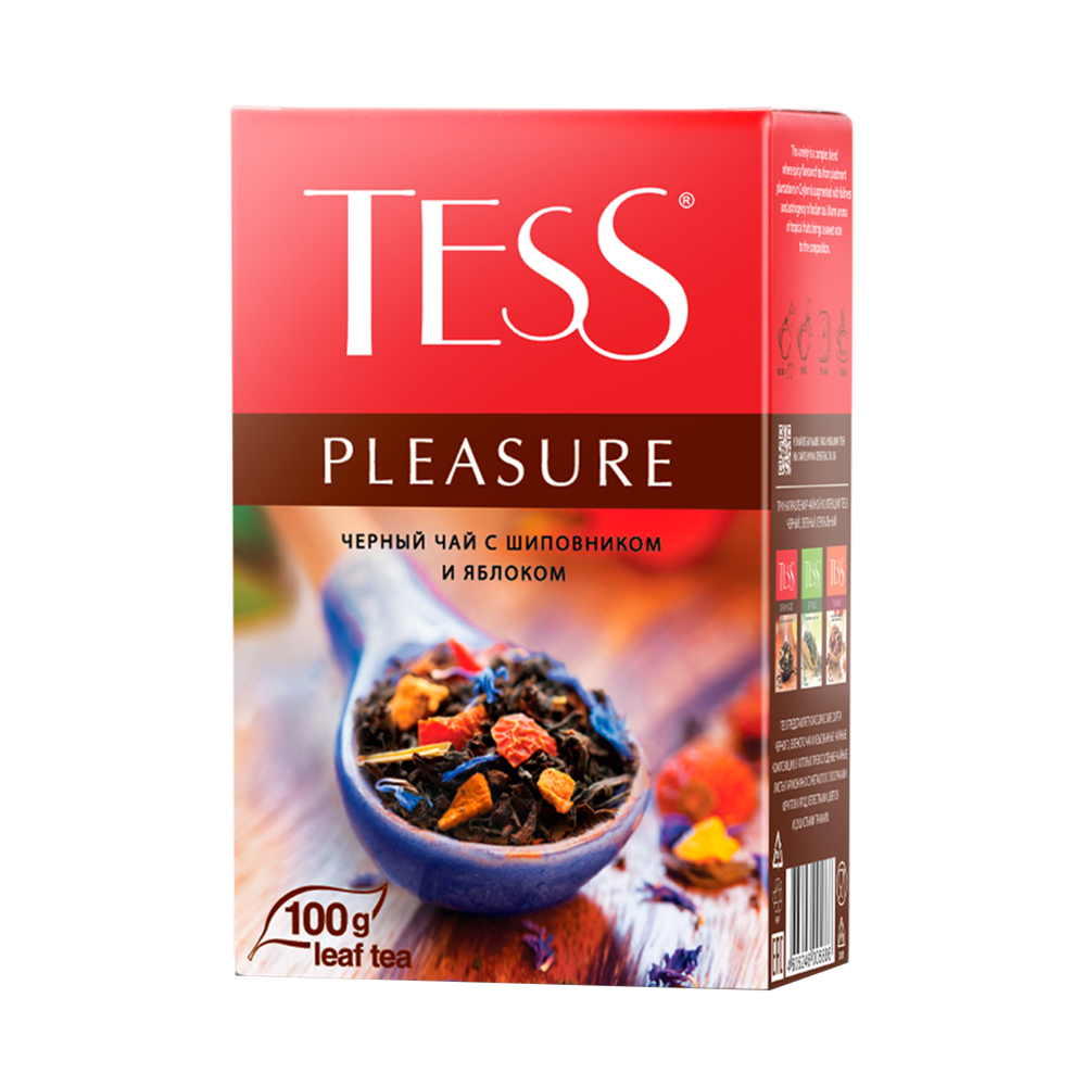Изображение товара Тess Pleasure черный чай 0.1 кг