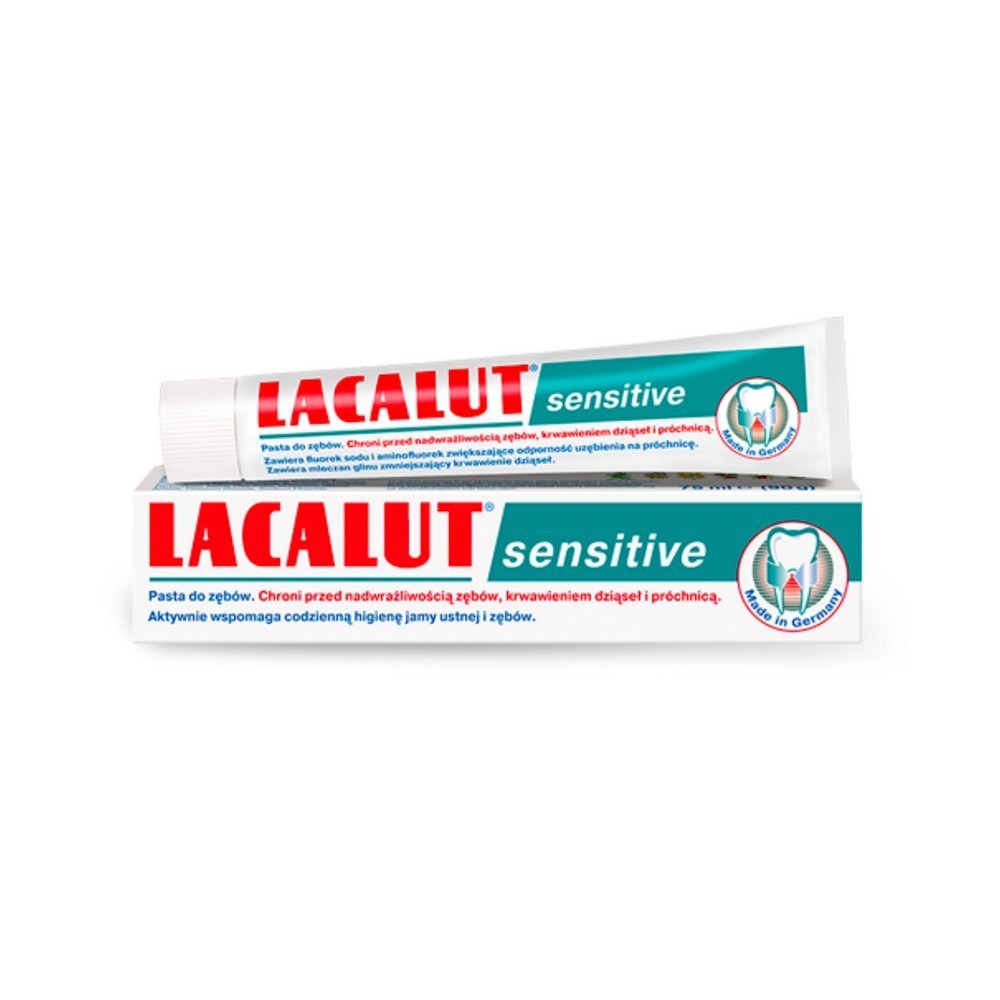 Купить зубная паста lacalut sensitive 75мл с доставкой на дом в ...