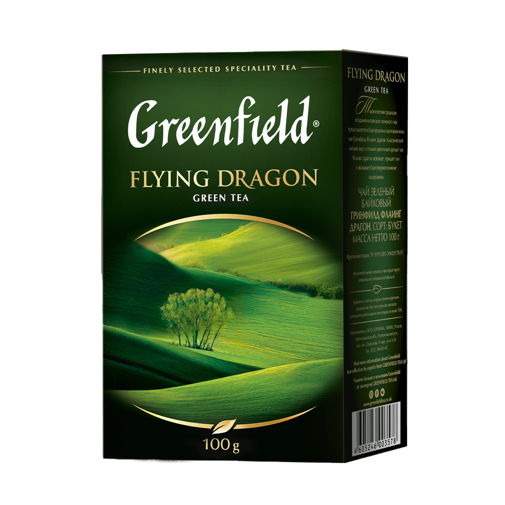 Изображение товара Чай Зеленый Greenfield Flying Dragon 100г