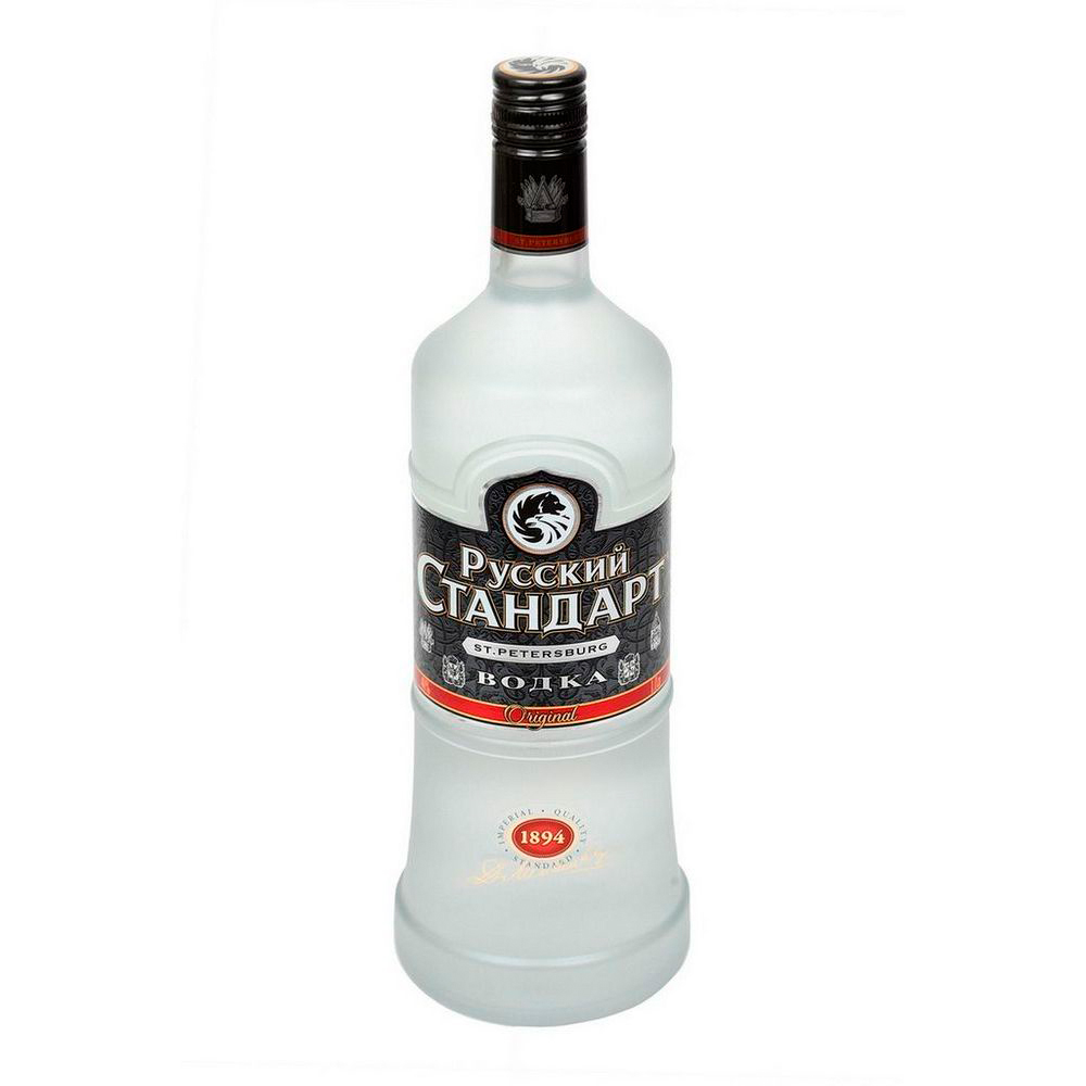 Изображение товара Русский Стандарт 40% 1л — водка премиум-качества