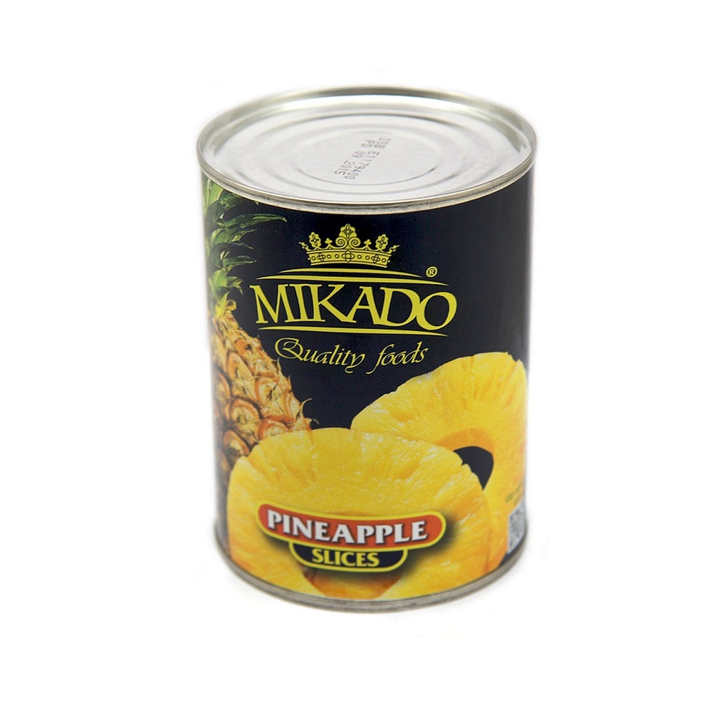 Изображение товара Aнанасы Mikado Кусочки 580 г — консервы, Германия