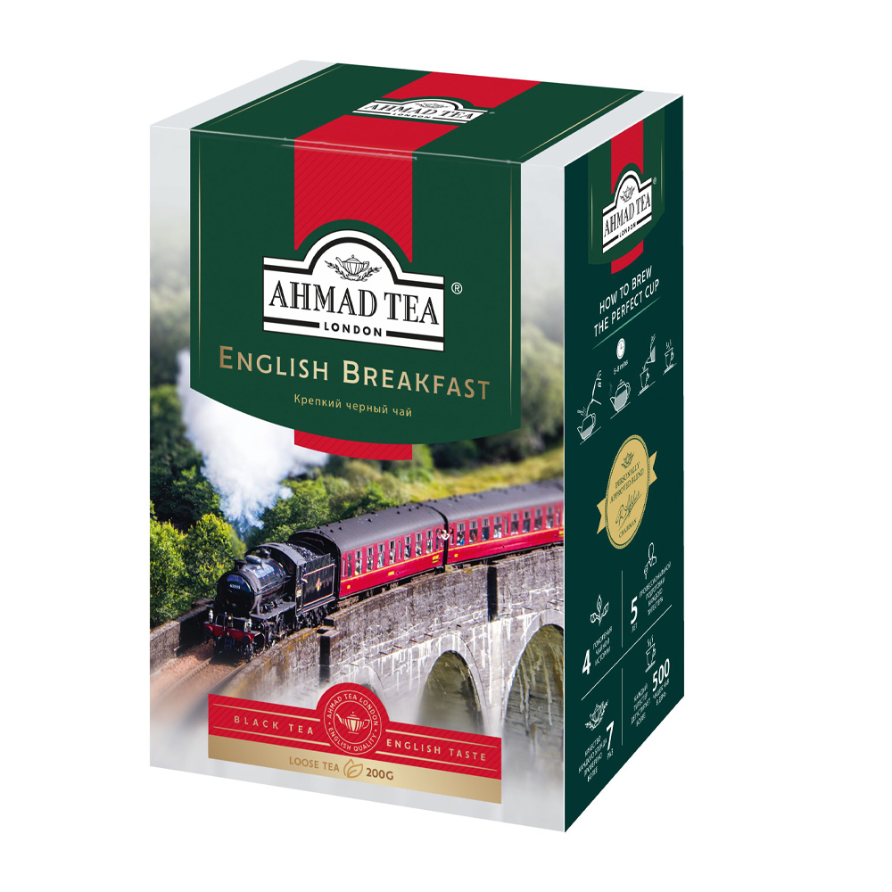 Изображение товара Чай Черный Ahmad Tea English Breakfast Листовой 200г