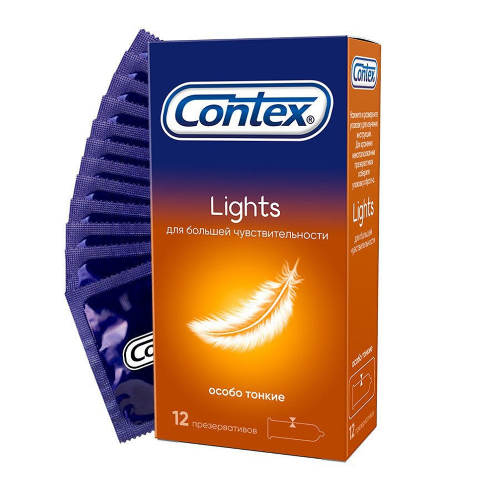 Изображение товара Contex Lights №12 – тонкие презервативы из России, 0.4 г