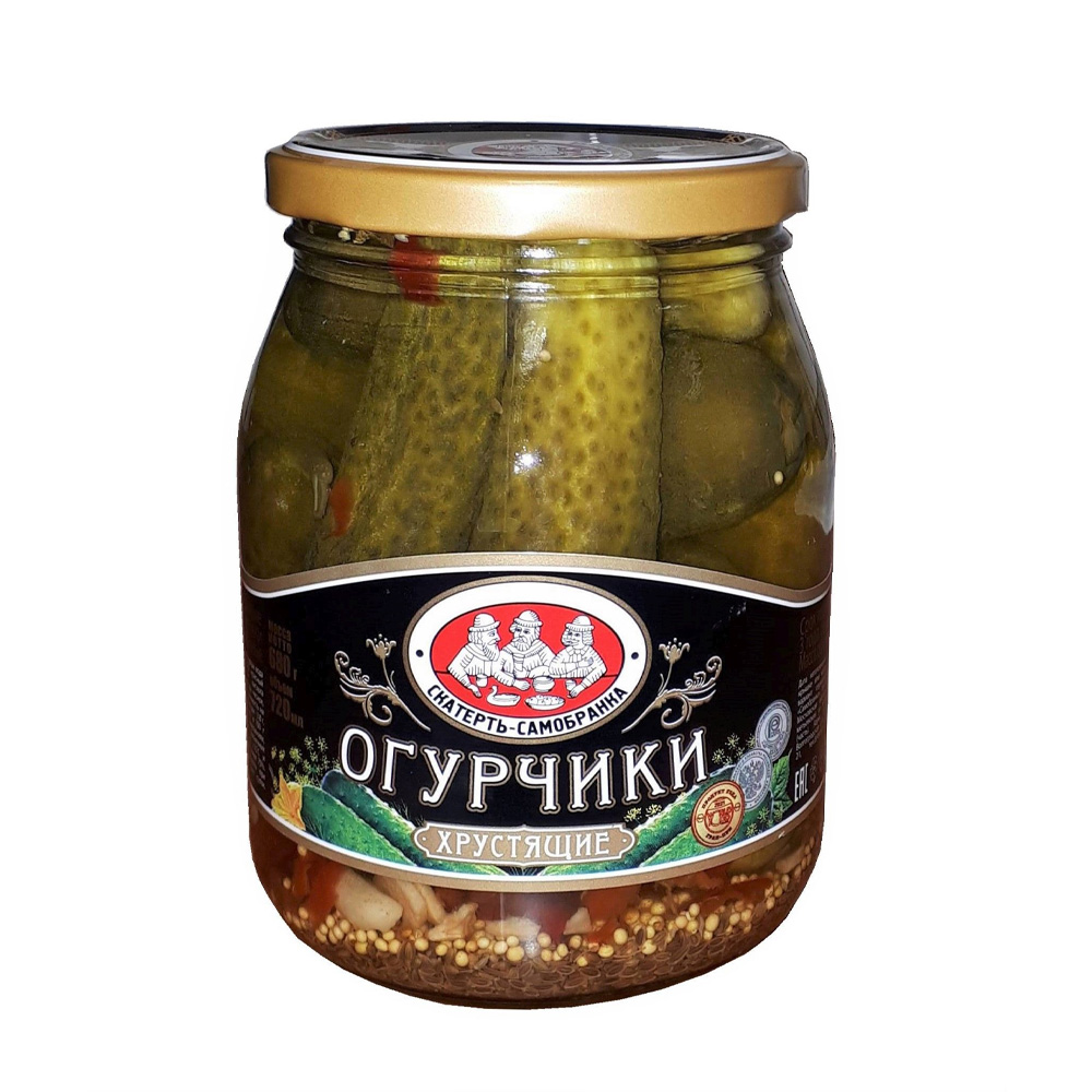 Изображение товара Огурчики Скатерть-Самобранка Маринованные Хрустящие 720г