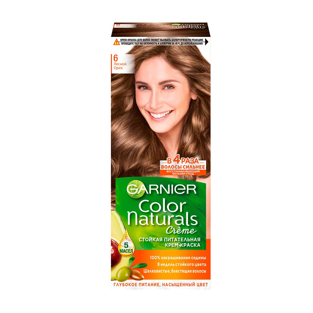 Купить краска для волос garnier color naturals 6 лесной орех 150мл с ...