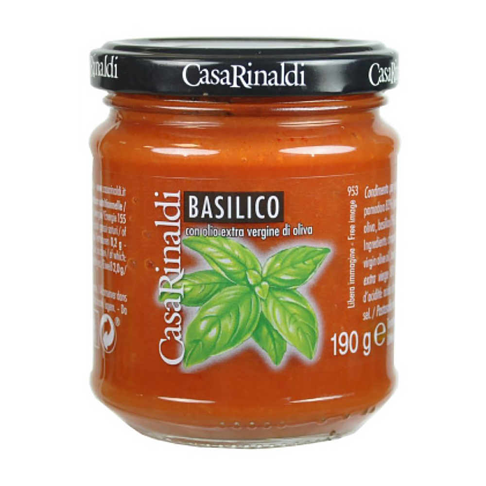 Изображение товара Соус Casa Rinaldi Томатный с Базиликом 190г