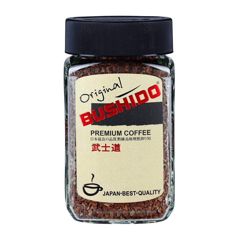 Изображение товара Кофе Растворимый Bushido Original Сублимированный 100г ст/б