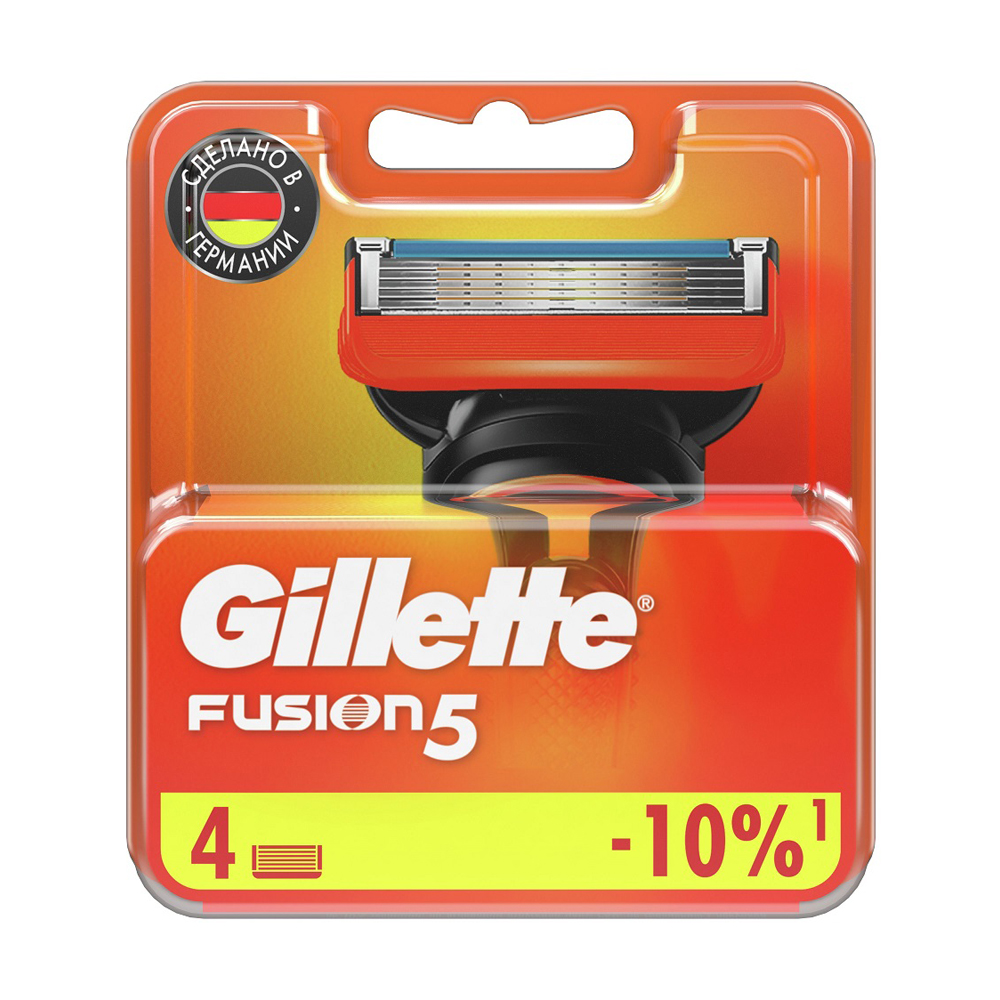 Изображение товара Сменные Кассеты для Бритья Gillette Fusion 4шт