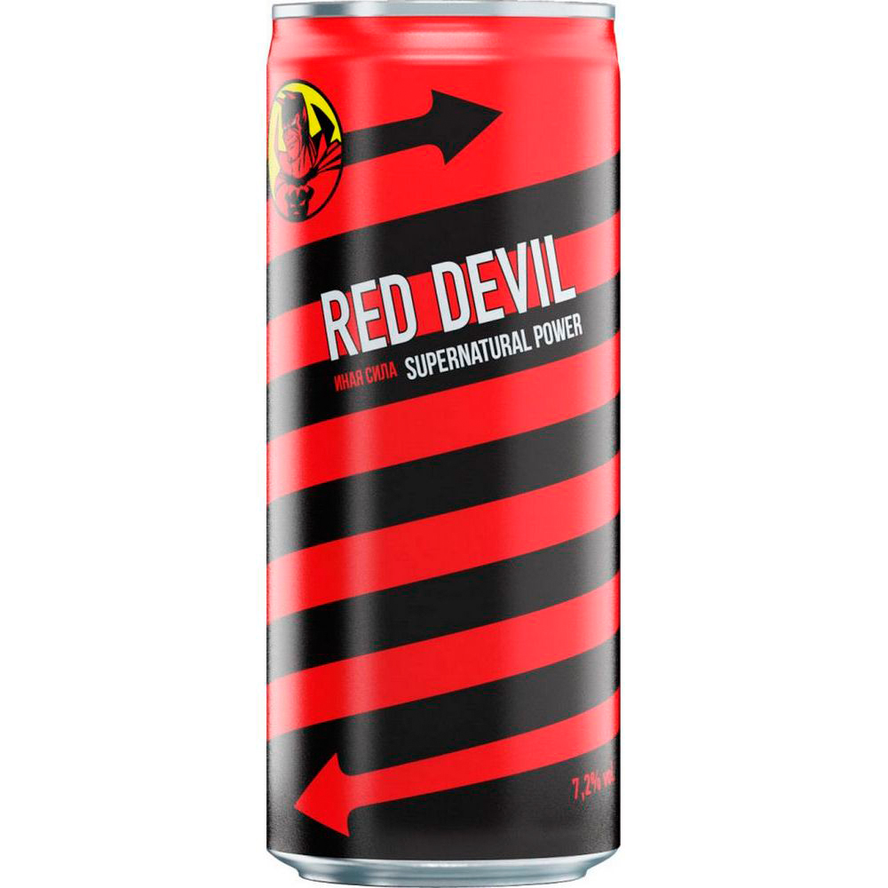 Купить напиток слабоалкогольный red devil 7,2% 0,45л ж/б с доставкой на дом  в магазине SPAR