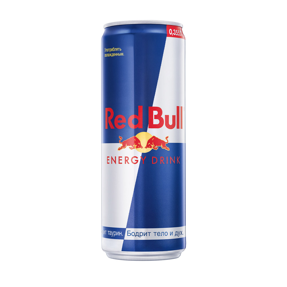 Изображение товара Red Bull 0,355 л — энергетический напиток, бодрость и выносливость