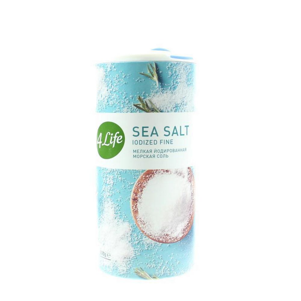 Изображение товара Соль Морская 4Life Мелкая Йодированная 500г