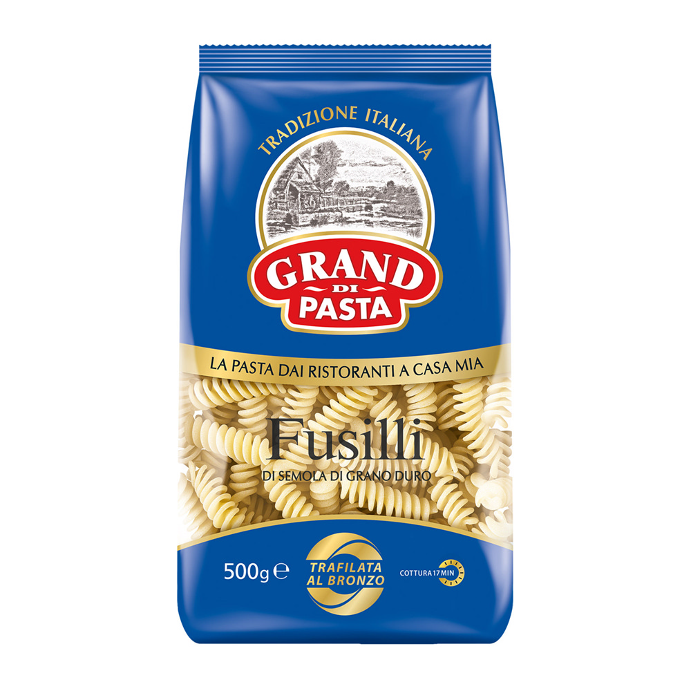 Изображение товара Спираль GRAND DI PASTA 0. 5 кг - макароны к соусу