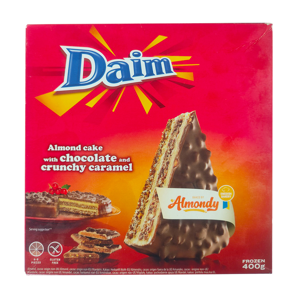 Изображение товара Торт Daim Миндальный Замороженный 400г
