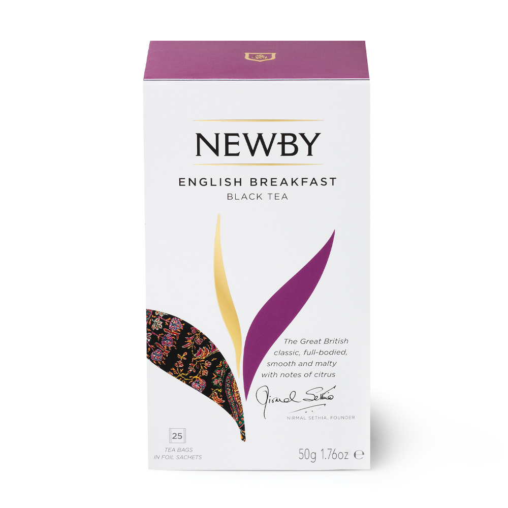 Изображение товара Чай Черный Newby English Breakfast 25 Пакетиков