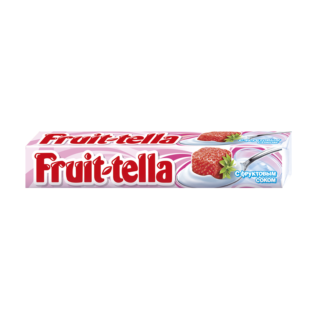 Изображение товара Конфеты Fruit-Tella Жевательные Клубничный Йогурт 41г