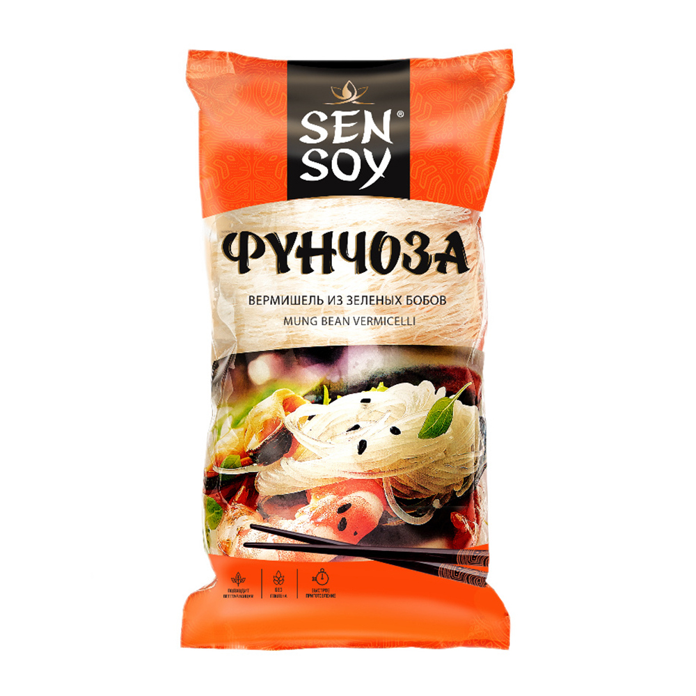 Изображение товара Вермишель Фунчоза Sen Soy 200г
