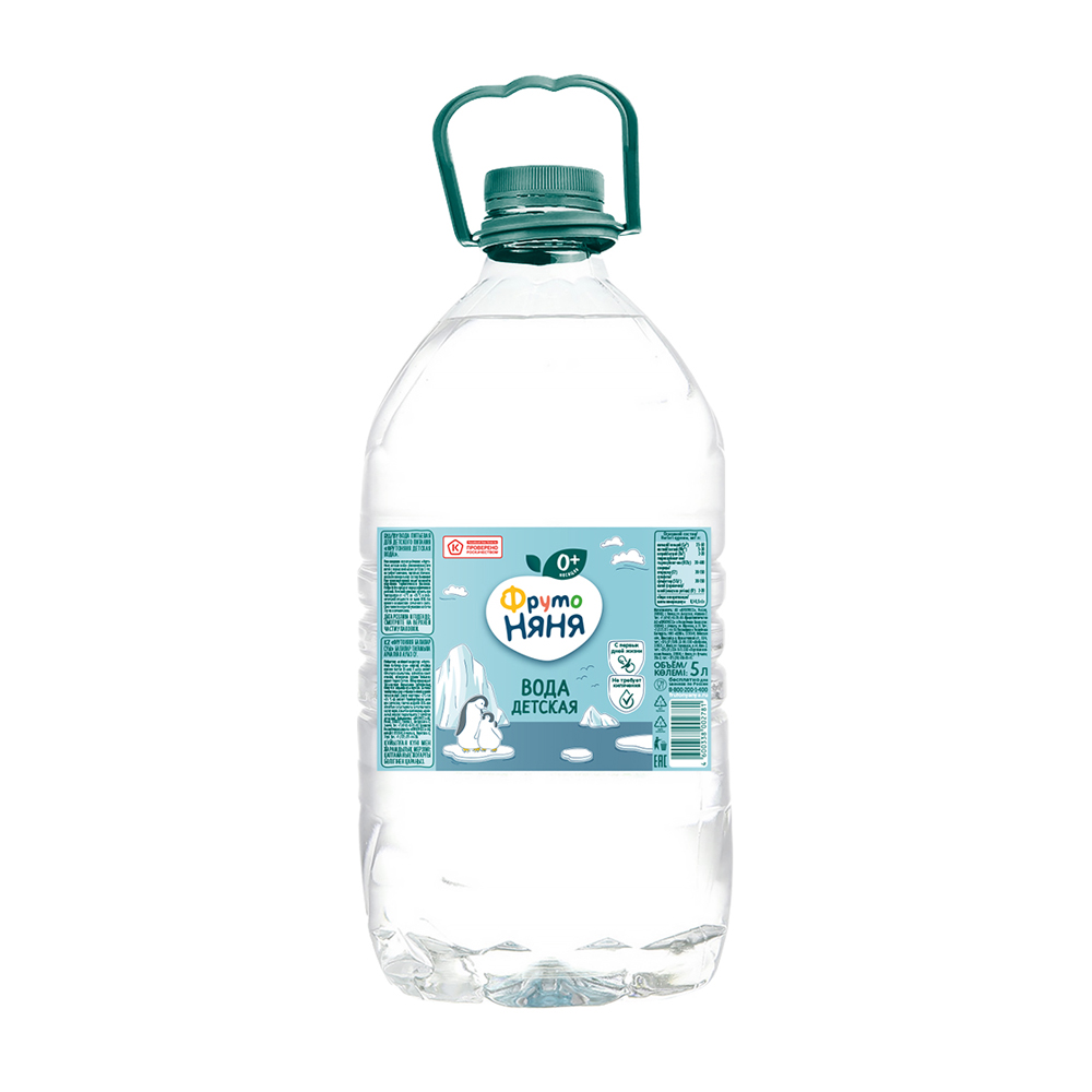 Изображение товара Вода Питьевая ФрутоНяня Артезианская Детская 5л