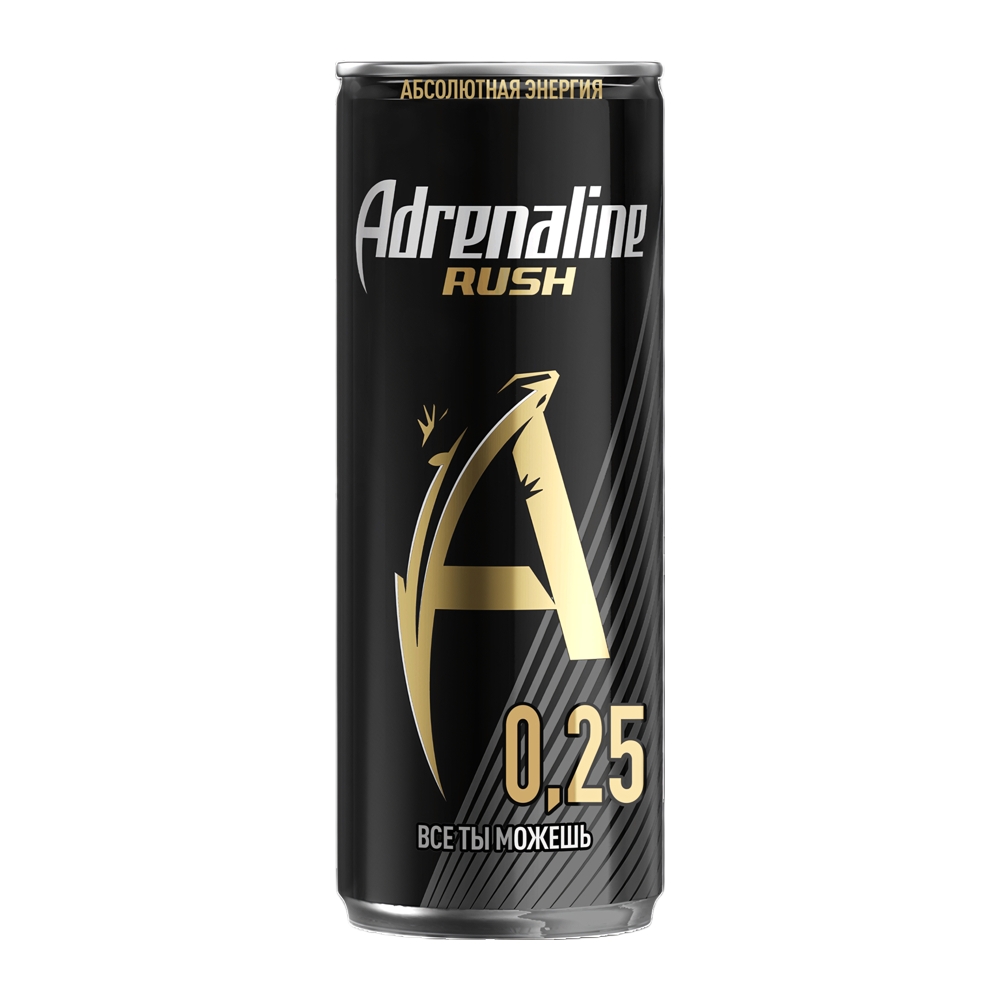 Изображение товара Энергетический Напиток Adrenaline Rush 0,25л ж/б