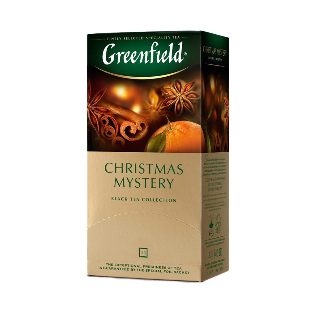 Купить чай черный greenfield christmas mystery 25 пакетиков с доставкой ...