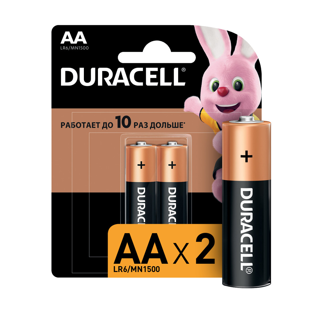 Купить батарейки duracell basic aa 2шт с доставкой на дом в магазине SPAR