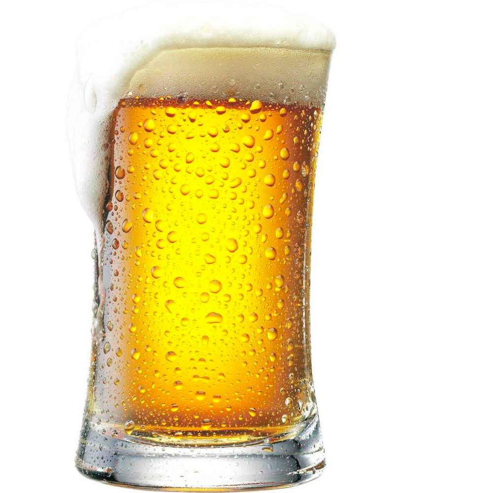 Пиво свежее с пивоварни красное и белое фото