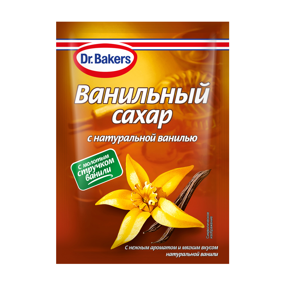 Изображение товара Сахар Dr. Bakers с Натуральной Ванилью 15г