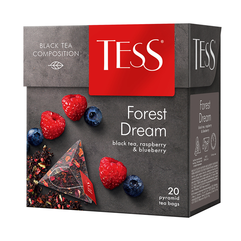 Изображение товара Чай Черный Tess Forest Dream 20 Пирамидок