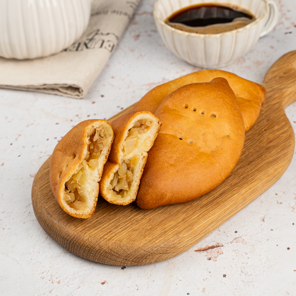 Изображение товара Пирожки с Капустой и Луком по Рецепту SPAR 70г