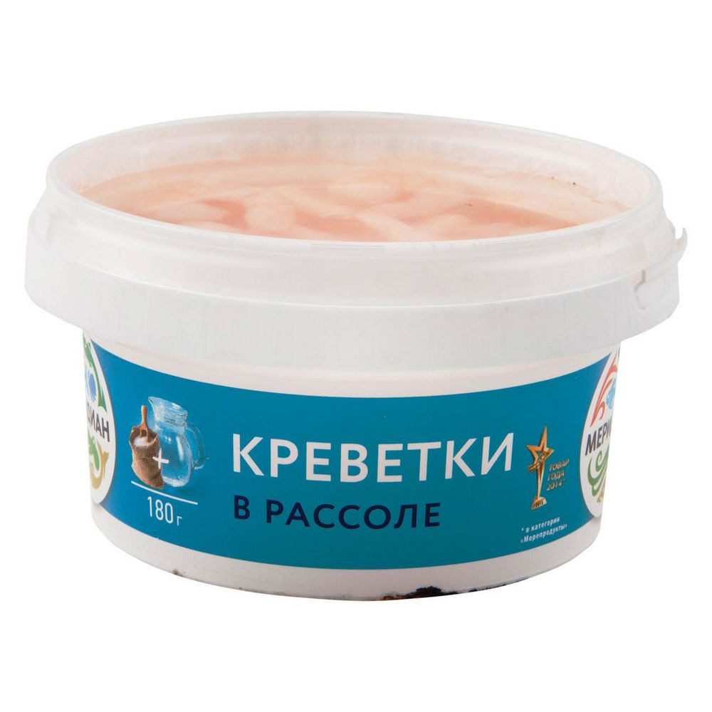 Изображение товара Креветки Меридиан в Рассоле 180г