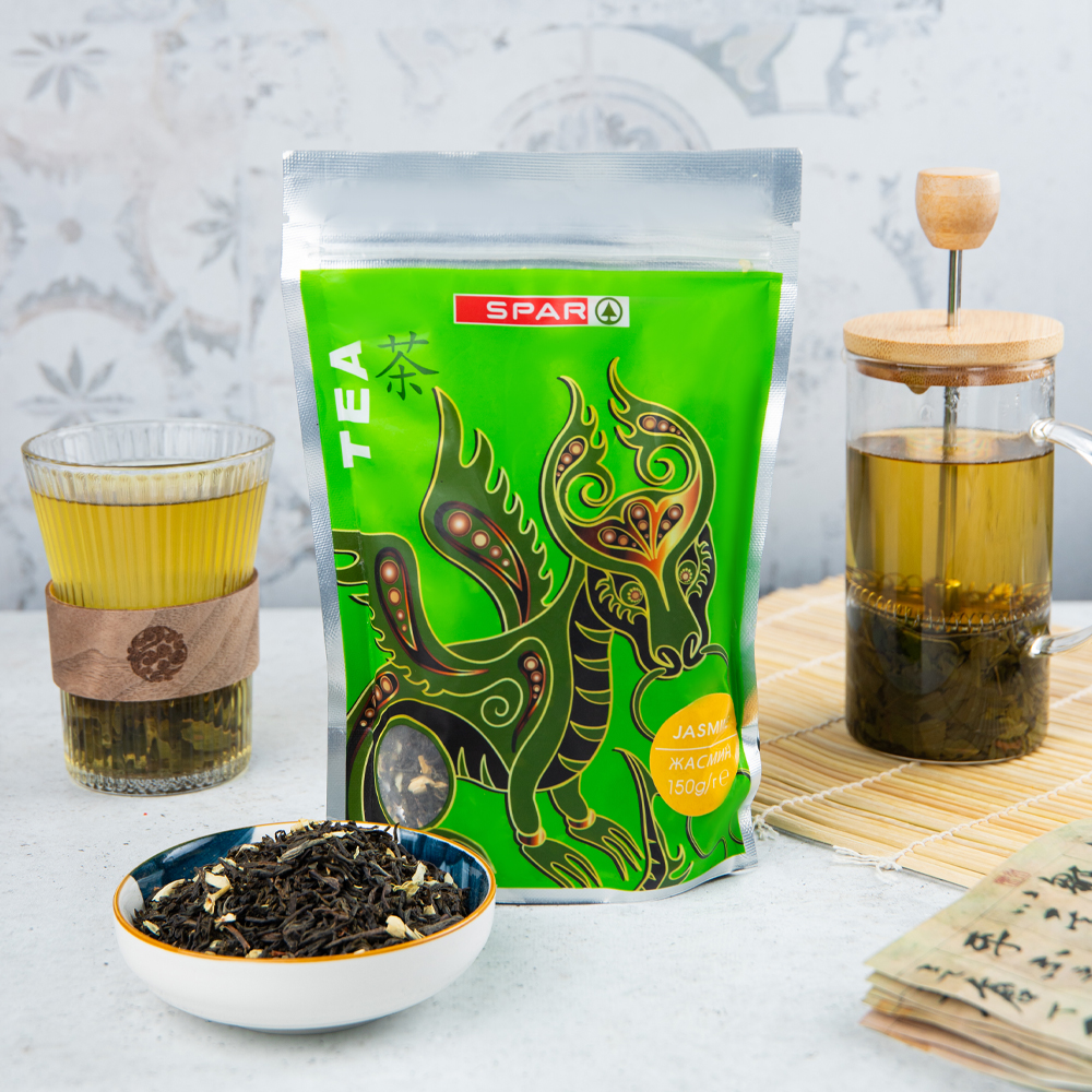 Изображение товара Чай Зеленый SPAR Жасмин 150г
