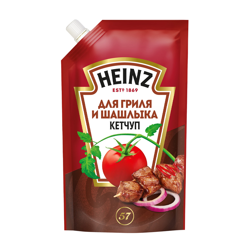 Изображение товара Ketchup Heinz для Гриля и Шашлыка 320 г дой-пак