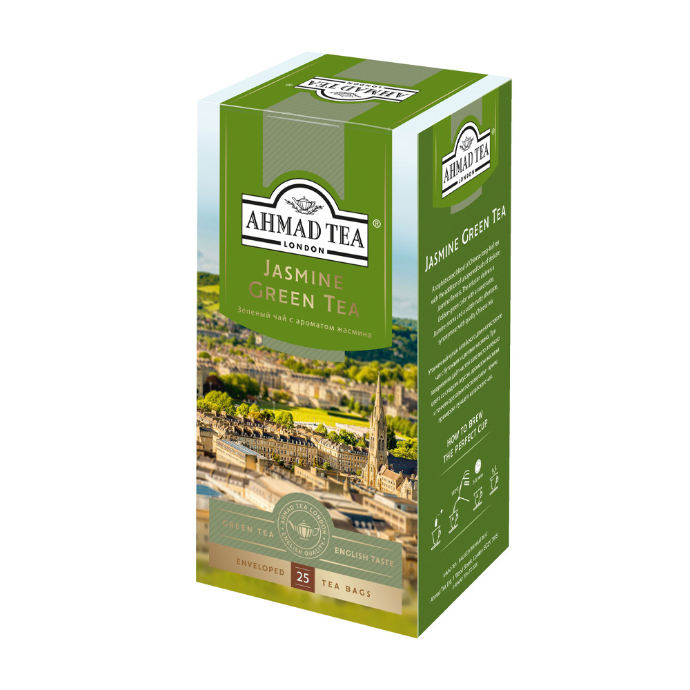Изображение товара Чай Зеленый Ahmad Tea Jasmine 25 Пакетиков